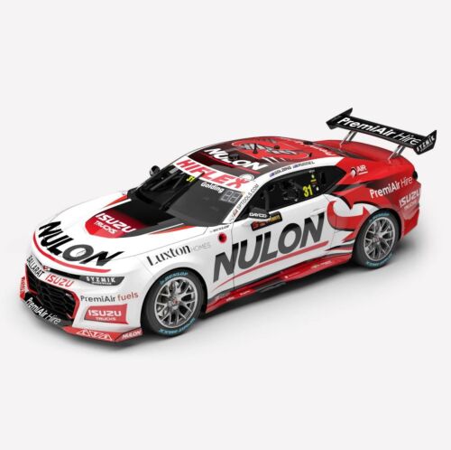 PRE ORDER - 2024 Penrite Oil Sandown 500 Retro Livery #31 James Golding / David Russell (First Supercars Podium) PremAir Nulon Racing Chevrolet Camaro ZL1 1:18 Scale Model Car (FULL PRICE - $99.00*)