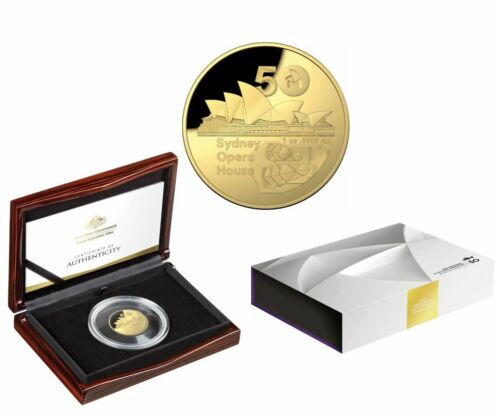 2023 Sydney Opera House 50th Anniversary $100 Curved 1oz Gold Proof Coin
