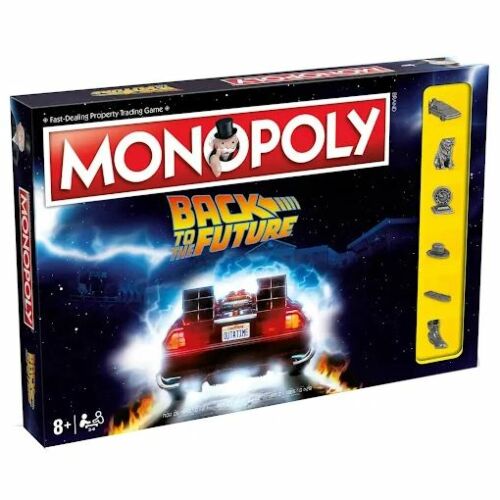 Monopoly Back To The Future Edition Fast Paced Property Trading Board Game Ages 8+