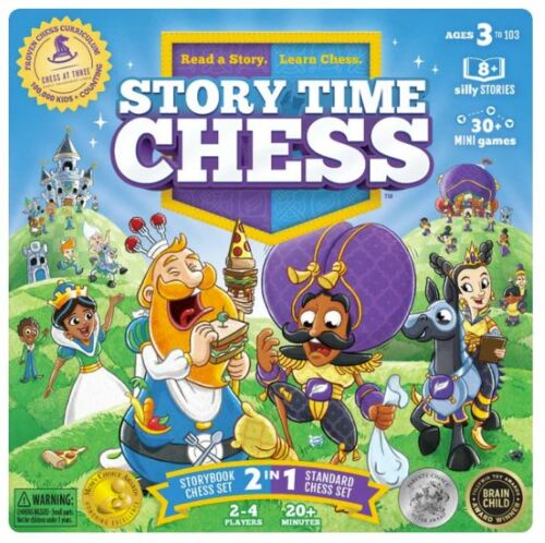 Story Time Chess Set Children's Board Game With Storybook