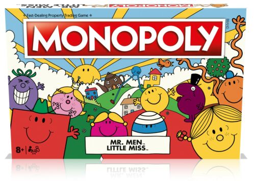 Monopoly Mr. Men Little Miss Edition Fast Paced Property Trading Board Game Ages 8+
