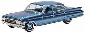 Oxford 1961 Cadilac Sedan Deville Nautilus Blue 1:87 Scale Model Car