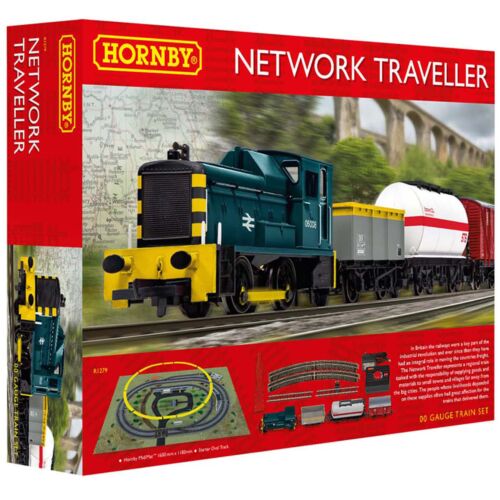 Hornby Network Traveller 1:76 Scale 00 Gauge Model Train Set