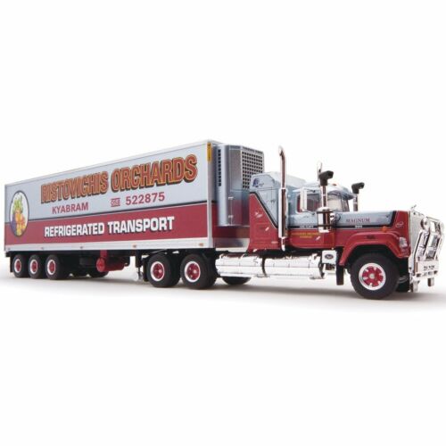 PRE ORDER $50 DEPOSIT - Highway Replicas Ristovichis Orchard Freight Semi Prime Mover And Single Trailer 1:64 Scale Die Cast Model Truck  (FULL PRICE - $119.00) 