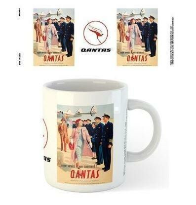 Qantas Super Service Ceramic 300ml Coffee Tea Mug Cup