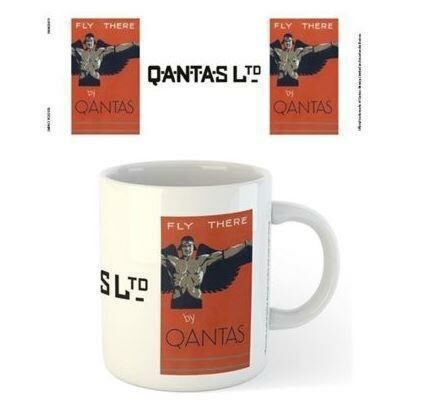 Qantas Fly There By Qantas 1929 Ceramic 300ml Coffee Tea Mug Cup