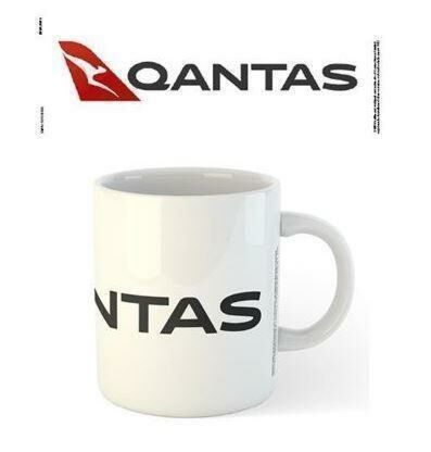 Qantas Logo Ceramic 300ml Coffee Tea Mug Cup