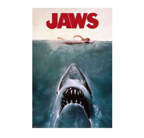 Jaws Movie Rolled Poster Print Decorative Wall Hanging 610mm x 915mm Slot #4