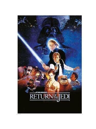 Star Wars Return Of The Jedi Movie Rolled Poster Print Decorative Wall Hanging 610mm x 915mm Slot #19