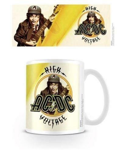 AC/DC ACDC High Voltage Design Ceramic 300ml Coffee Tea Mug Cup