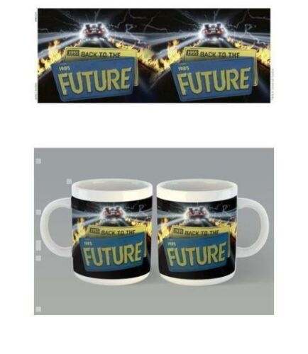 Back To The Future License Plate Design 300ml Ceramic Coffee Tea Mug Cup