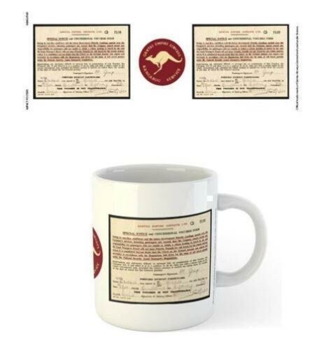 Qantas Australia Wartime Flying Design 300ml Coffee Tea Mug Cup