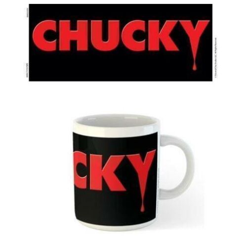 Chucky Childs Play Movie Logo Black 300ml Coffee Tea Mug Cup