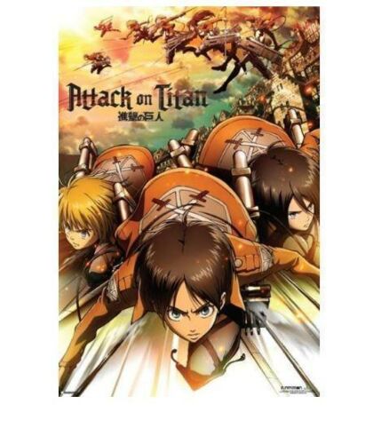 Attack on Titan Rolled Poster Print Decorative Wall Hanging 610mm x 915mm Slot #59
