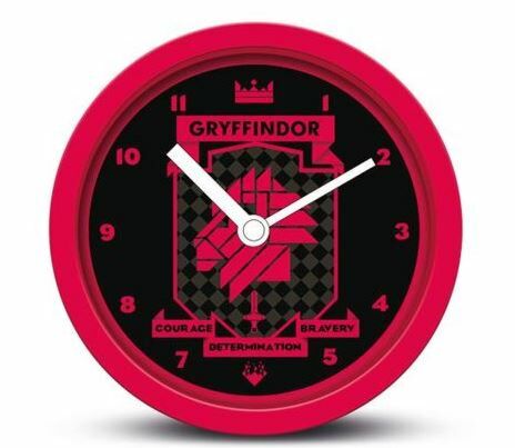 Harry Potter Gryffindor House Red Desk Clock With Alarm Function