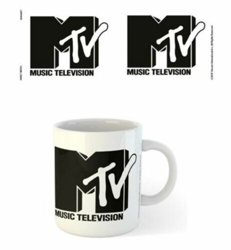 MTV Music Television Classic Logo Design Ceramic 300mL Coffee Tea Mug Cup