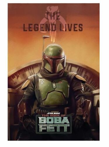 Star Wars The Book Of Boba Fett The Legend Lives Rolled Poster Print Decorative Wall Hanging 610mm x 915mm Slot #41
