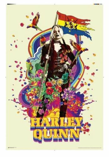 The Suicide Squad 2021 Harley Quinn Rolled Poster Print Decorative Wall Hanging 610mm x 915mm Slot #44