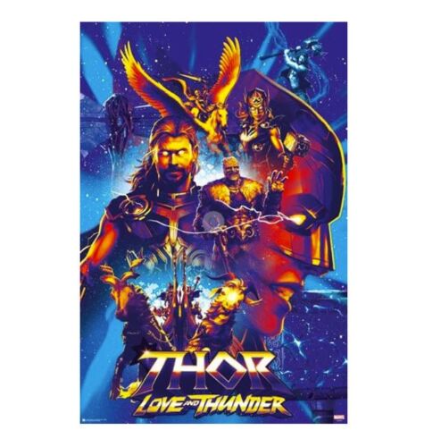 Thor: Love & Thunder Movie Rolled Poster Print Decorative Wall Hanging 610mm x 915mm Slot #14