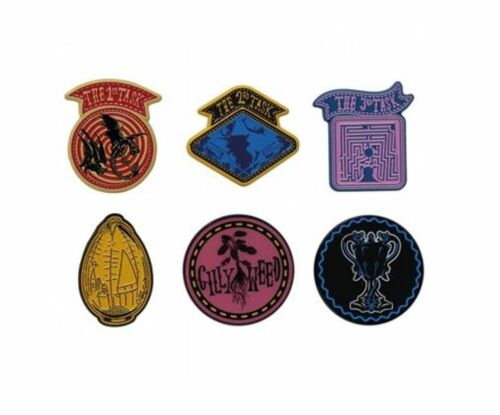 Harry Potter Set of 6  Limited Edition Triwizard Tournament Pins Badges