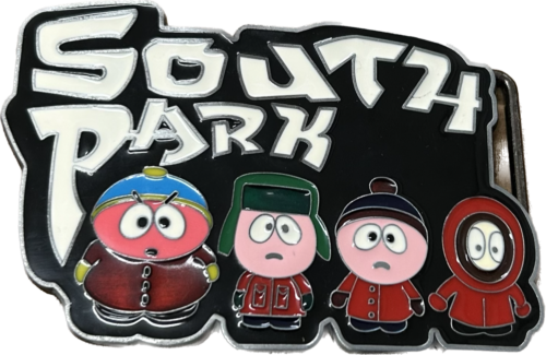 South Park TV Show Characters Cartman, Kyle, Stan & Kenny Belt Buckle