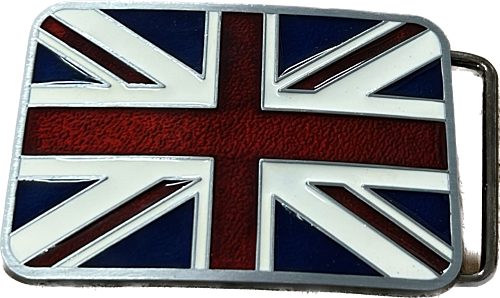 Union Jack English British UK Flag Belt Buckle