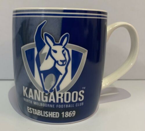 North Melbourne Kangaroos AFL Coffee Mug Tea Ceramic In Clear Box