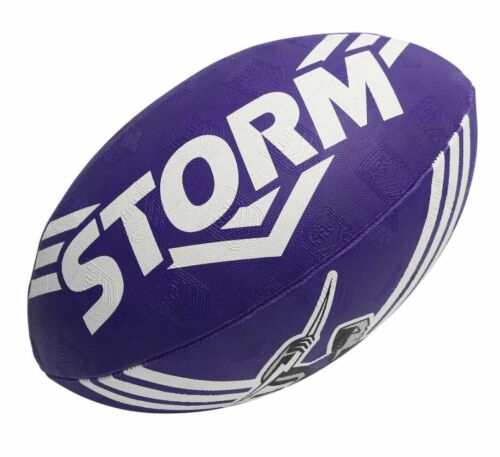 Melbourne Storm NRL Logo Full Size 5 Large Football Foot Ball Footy