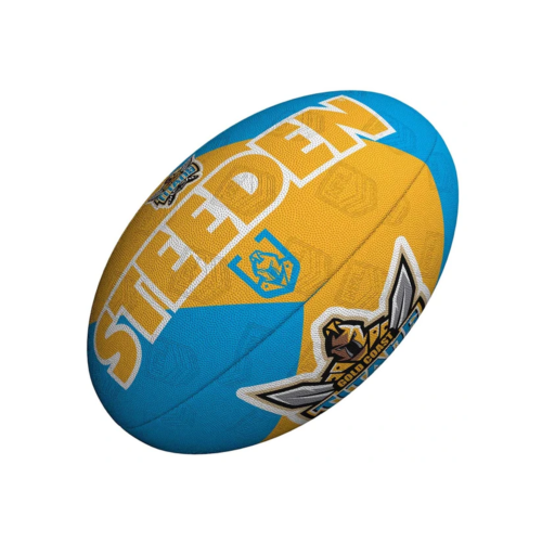 Gold Coast Titans NRL Logo Full Size 5 Large Football Foot Ball Footy