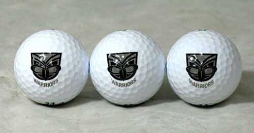 New Zealand Warriors NRL Logo Set of 3 Golf Balls