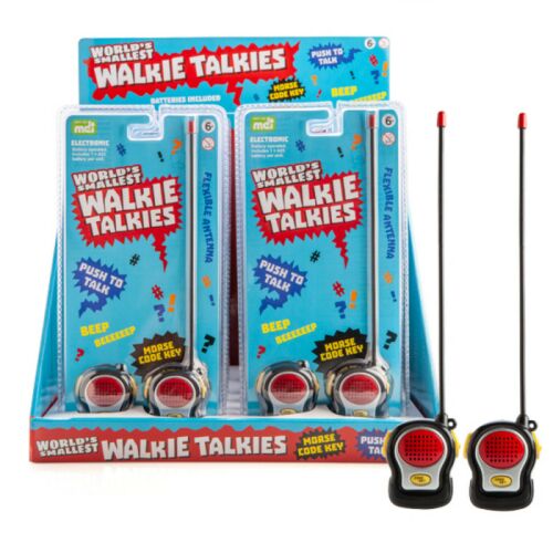 World's Smallest Walkie Talkies Includes Morse Code Instructions For Secret Conversations