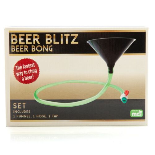 Beer Blitz Large Beer Bong With Tap & Valve To Control The Flow 