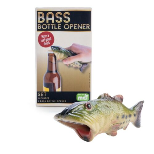 Bass Shaped Polyresin Realistic Bass Fish Bottle Opener 