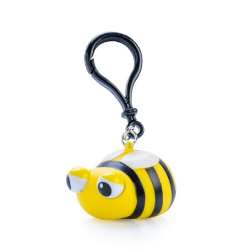 Eye Popping Bee Squeeze Me Clip On Keyring Key Chain