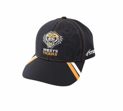 Wests Tigers 2023 NRL Team Logo Adult Unisex One Size Players Media Cap Hat