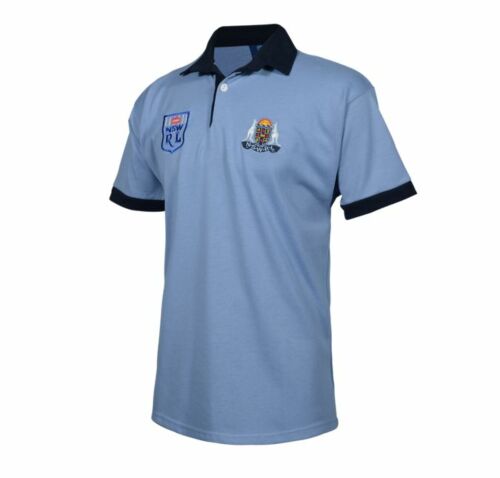 New South Wales NSW Blues State Of Origin SOO NRL 1985 Retro Heritage Replica Mens Home Jersey