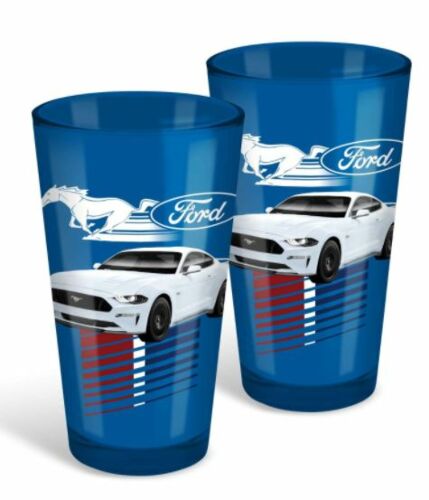Ford Mustang Set of 2 500ml Conical Glasses