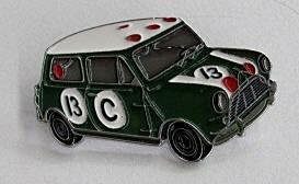 1966 Bathurst Winner Holden / Aaltonen Cooper S Pin Badge - NOT FOR SALE