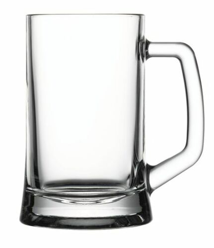 Plain Glass Beer Stein Drinking Alcohol 500ml