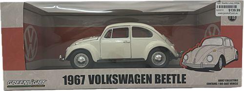 1967 Volkswagen Beetle VW Beetle Lotus White 1:18 Scale Model Car