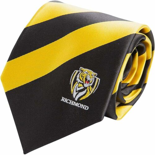 Richmond Tigers Neck Dress Tie Mens AFL Logo Mens