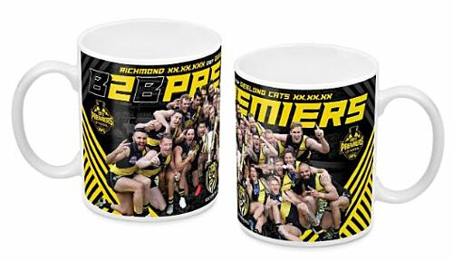 Richmond Tigers 2020 AFL Premiers Back To Back Team Image 330ml Coffee Mug Tea Cup