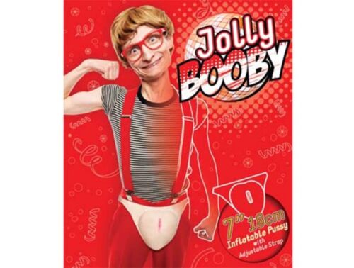 Jolly Booby Inflatable Pussy Vagina With Straps 7" Adults Only Novelty Naughty 