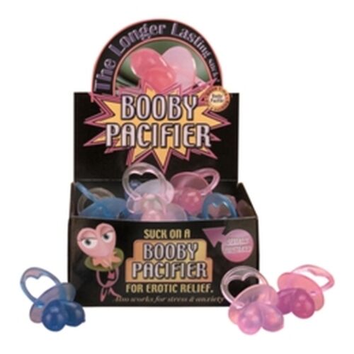 Booby Boobie Pacifier Suck On For Erotic Relief Novelty 18+ Adults Only