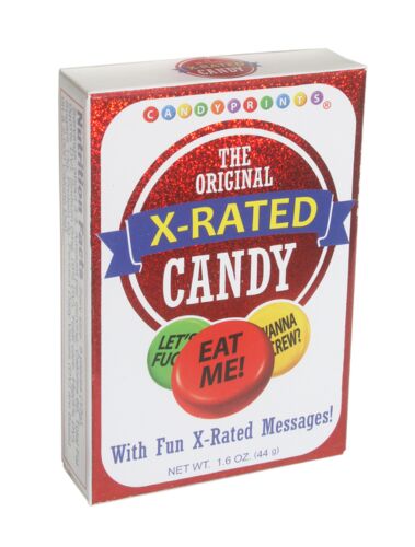 The Original X-Rated Candy With Fun X-Rated Messages 18+ Adults Only