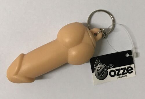 Squishy Penis Soft Pecker Willy Key Ring Keyring Novelty Adults Only