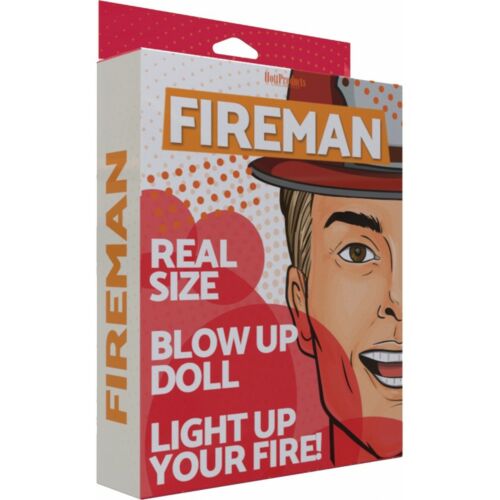 Top Fireman Inflatable Love Doll Light Up Your Fire Novelty 18+ Adults Only