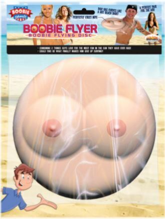 Boobie Flyer Boobie Flying Disc Novelty Fun Adults Only