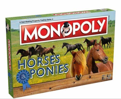 Horses & Ponies Monopoly Board Game Fast Trading Game