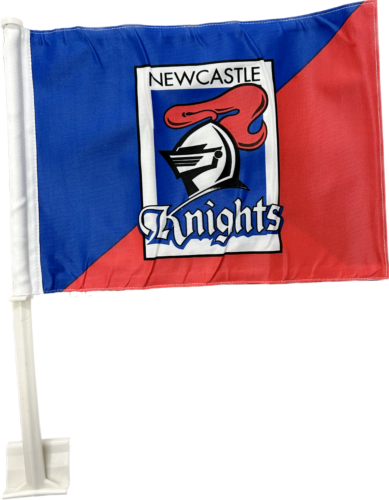 Newcastle Knights NRL Team Logo Car Window Flag